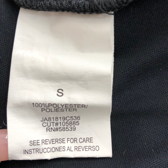 Speechless Black White Print Long Sleeve Dress - Picture 6 of 7